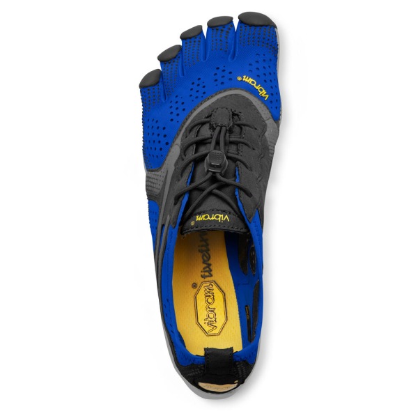 Panske Bezecke Topanky Vibram Slovensko - FiveFingers V-Run Modre / Čierne | 9362DRZFK